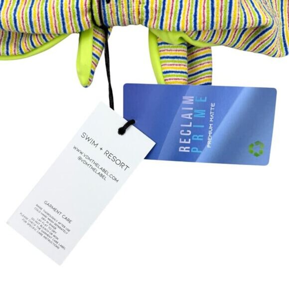 VDM The Label Bowie Tropicale Reversible Bandeau Sz Large - Picture 4 of 8